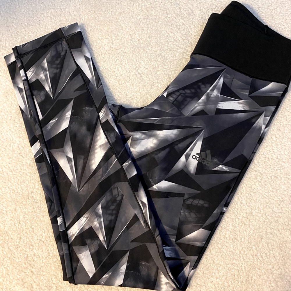 Adidas Climalite Patterned Leggings (BNWOT)